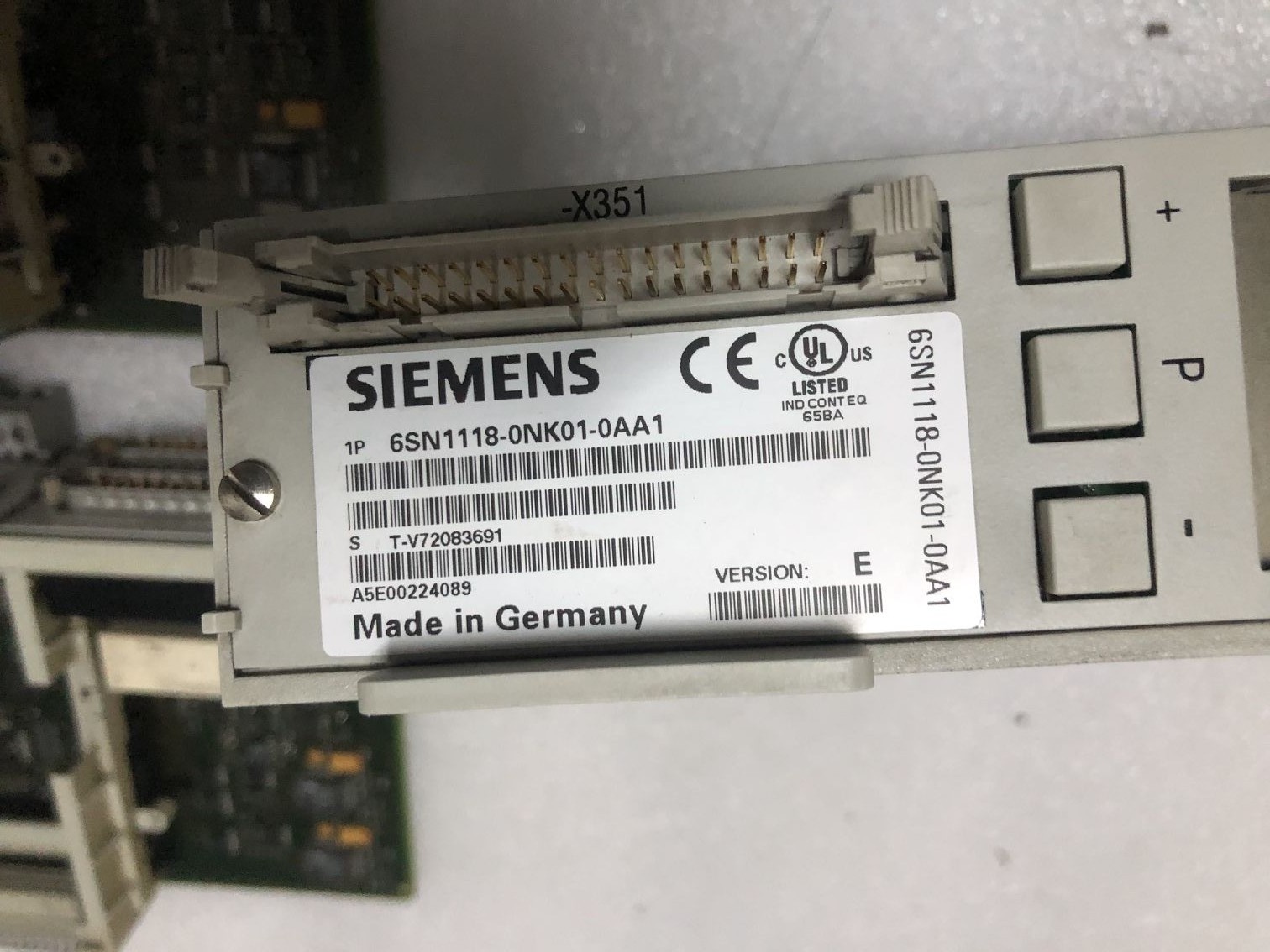 A5E00224089 Siemens axis card 6SN1118-0NK01-0AA1