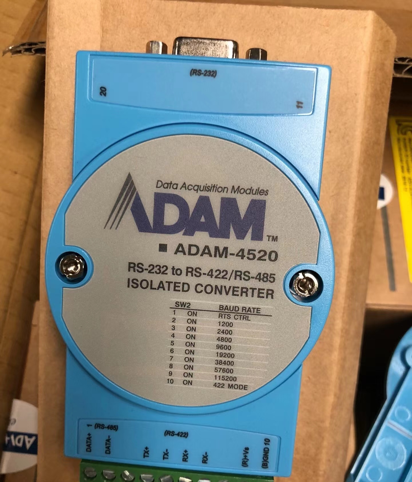 ADAM DATA ACQUISITION MODULES ADAM-4520 RS232 TO RS-422 RS485