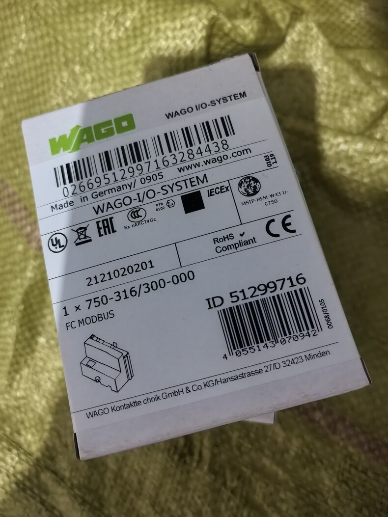 WAGO MODULE 750-316/300-000