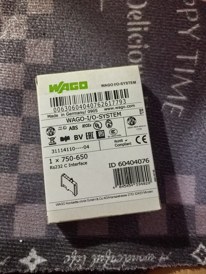 WAGO MODULE 750-650